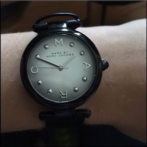 Marc by Marc Jacobs Authentic Black leather watch